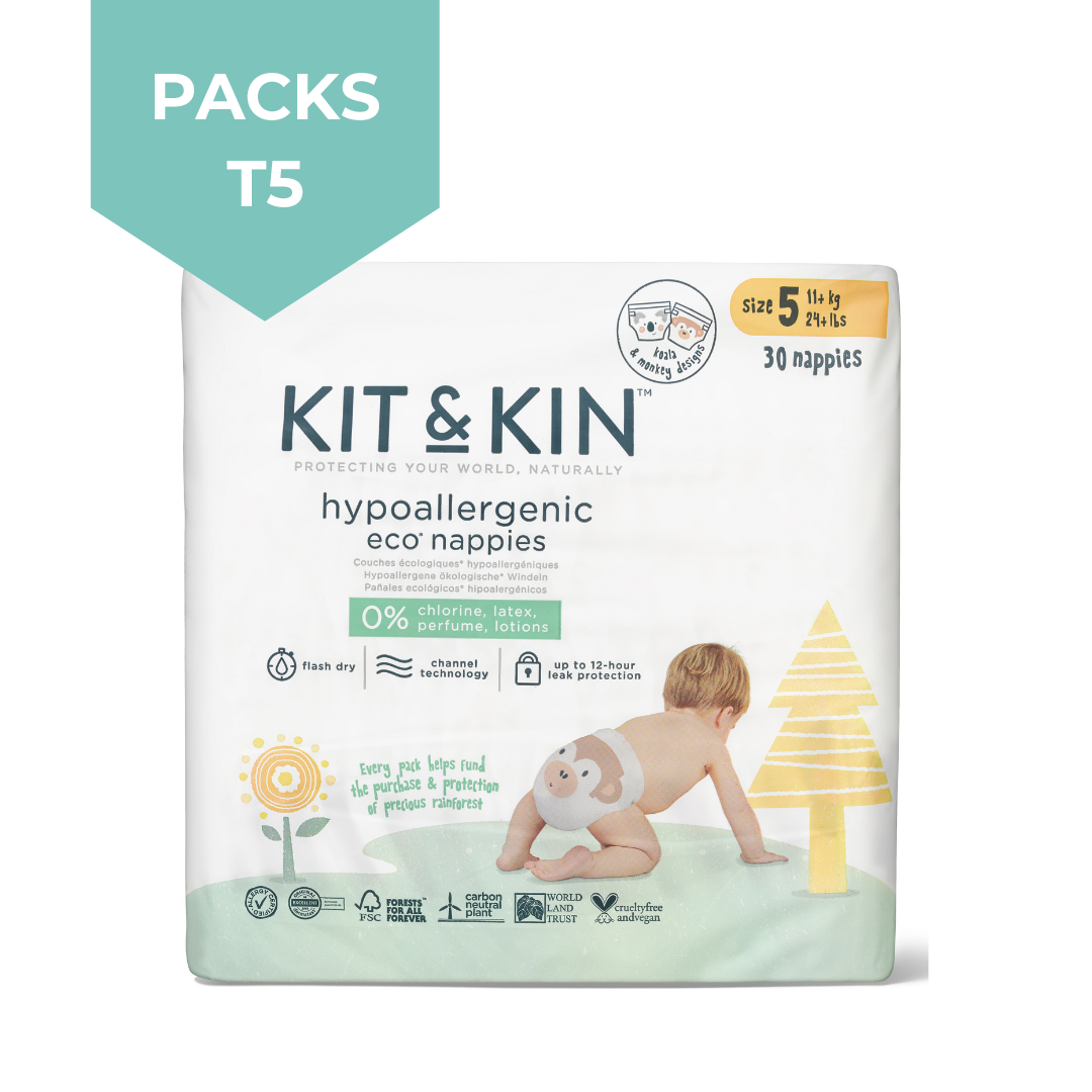 Pack - Fralda Ecológica Kit&amp;Kin T5 image 0