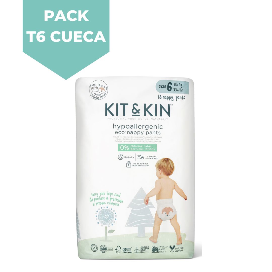 Pack - Fralda Cueca Ecológica Kit&amp;Kin T6 image 0